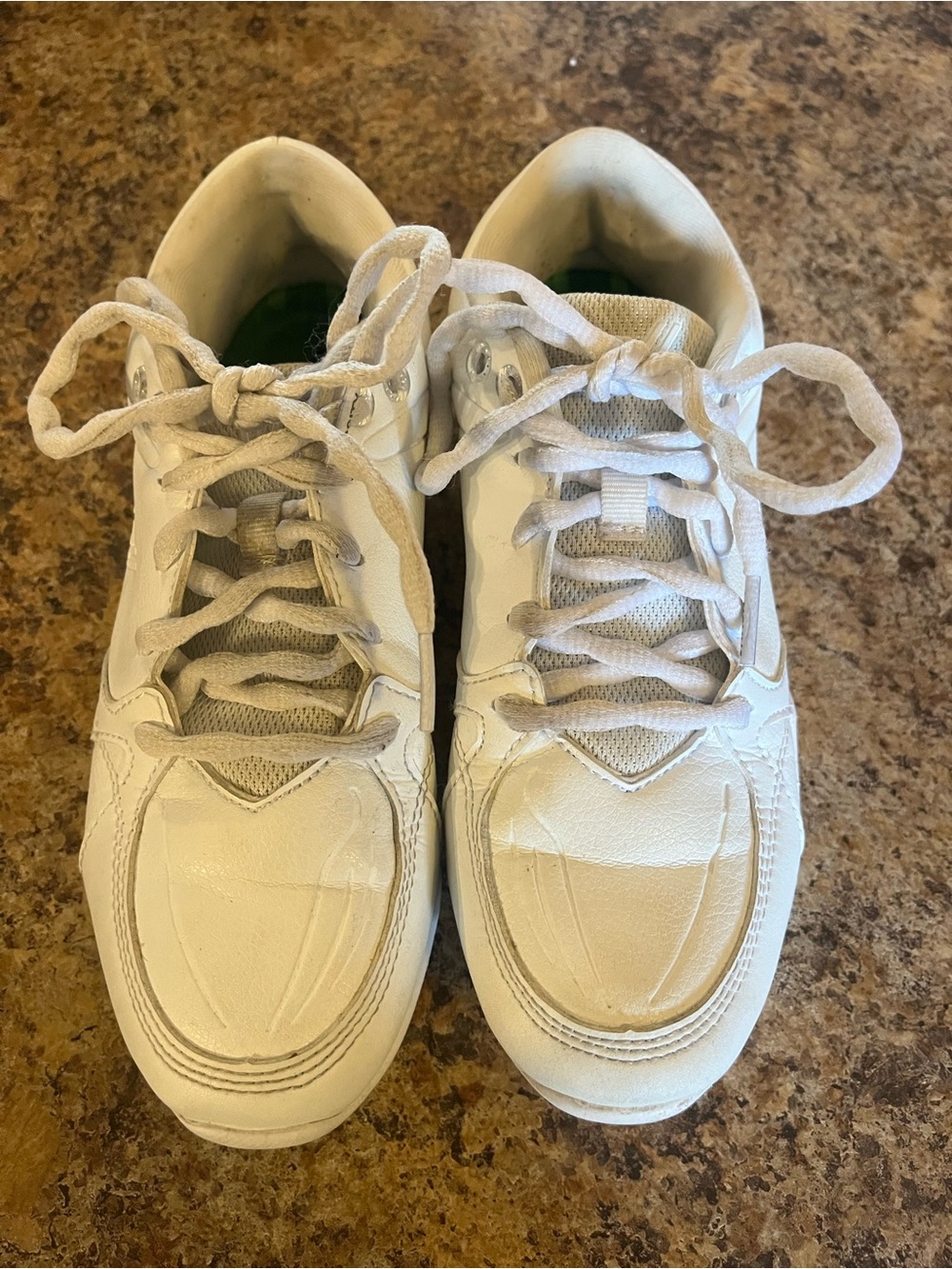 Varsity White Huddle Cheer Athletic Sneakers